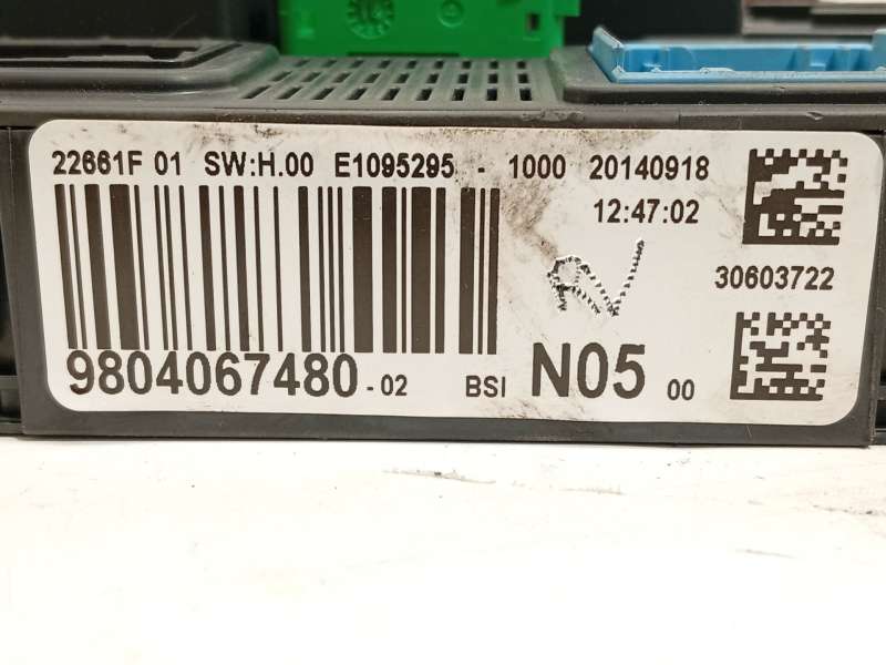 Recambio de caja reles / fusibles para citroën c4 grand picasso ii (da_, de_) 1.6 hdi / bluehdi 115 referencia OEM IAM 980406748 - Gris 4