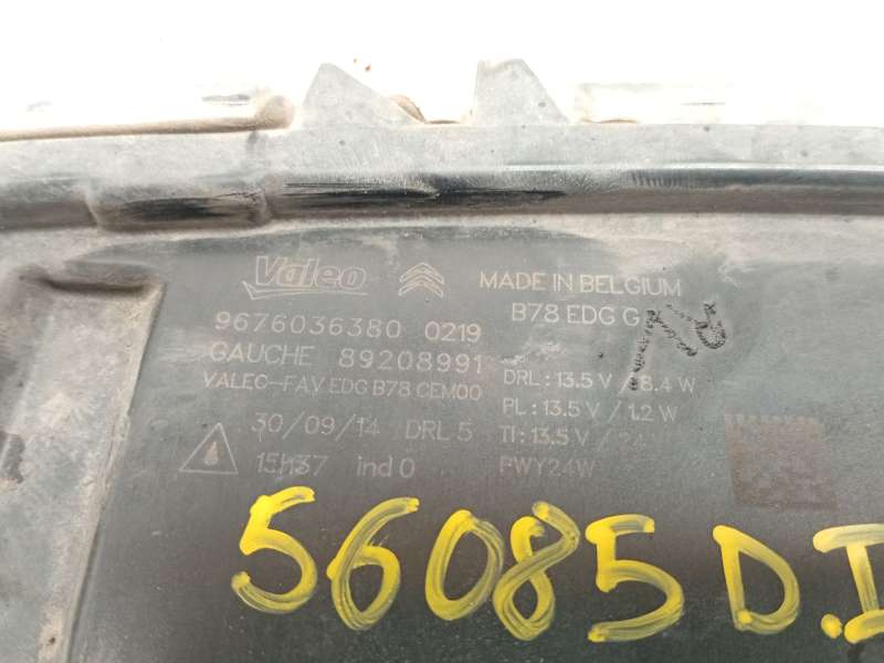 Recambio de faro antiniebla izquierdo para citroën c4 grand picasso ii (da_, de_) 1.6 hdi / bluehdi 115 referencia OEM IAM 96760 - Gris 3