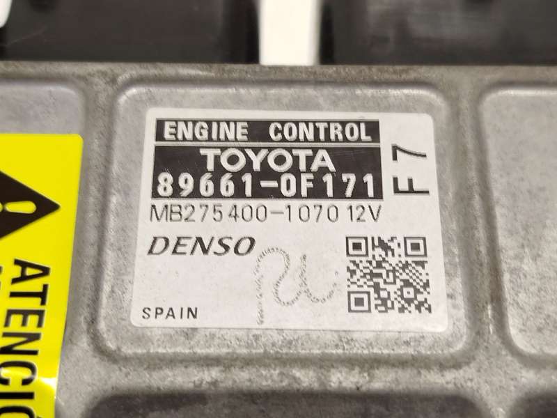 Recambio de centralita motor uce para toyota verso (_r2_) 1.6 (zgr20_) referencia OEM IAM 896610F171  2754001070 4