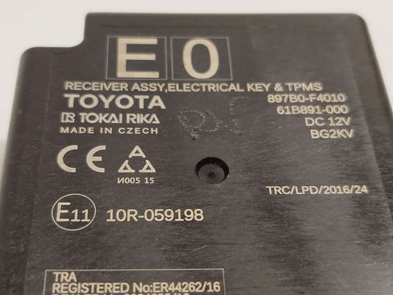 Recambio de modulo electronico para toyota c-hr (_x1_) 1.8 hybrid (zyx10_, zyx11_) referencia OEM IAM 897B0F4010 - Gris 4