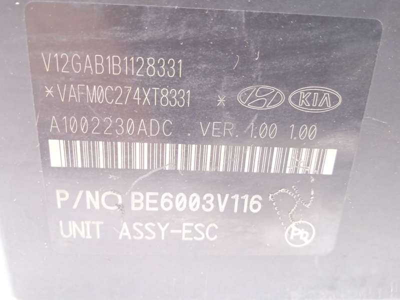 Recambio de abs para kia stonic (yb) 1.6 crdi referencia OEM IAM 58920H8360 BE6003V116 MGH85ADBH6013V120 5