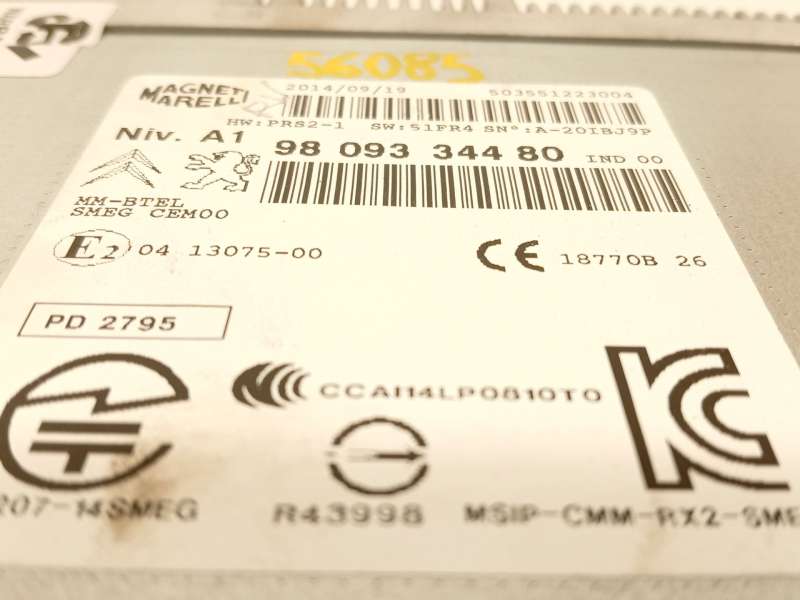 Recambio de sistema audio / radio cd para citroën c4 grand picasso ii (da_, de_) 1.6 hdi / bluehdi 115 referencia OEM IAM 980933 - Gris 4