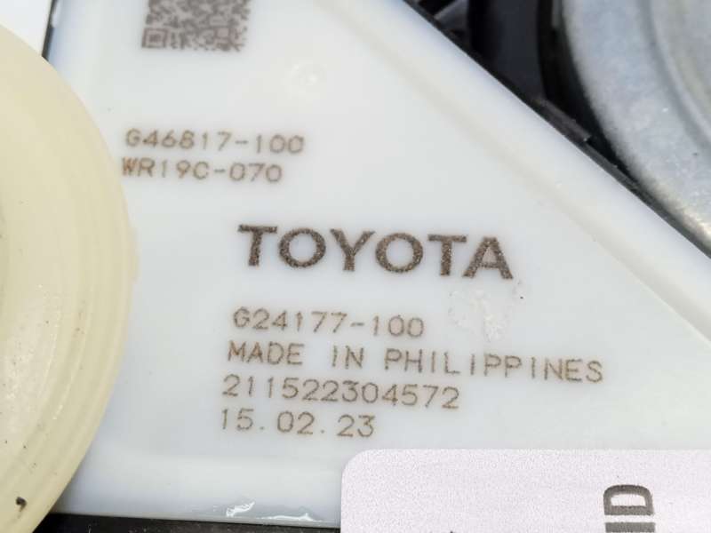 Recambio de elevalunas delantero izquierdo para toyota corolla fastback (_e21_) 1.8 hybrid (zwe211) referencia OEM IAM G24177100 - Plata 5