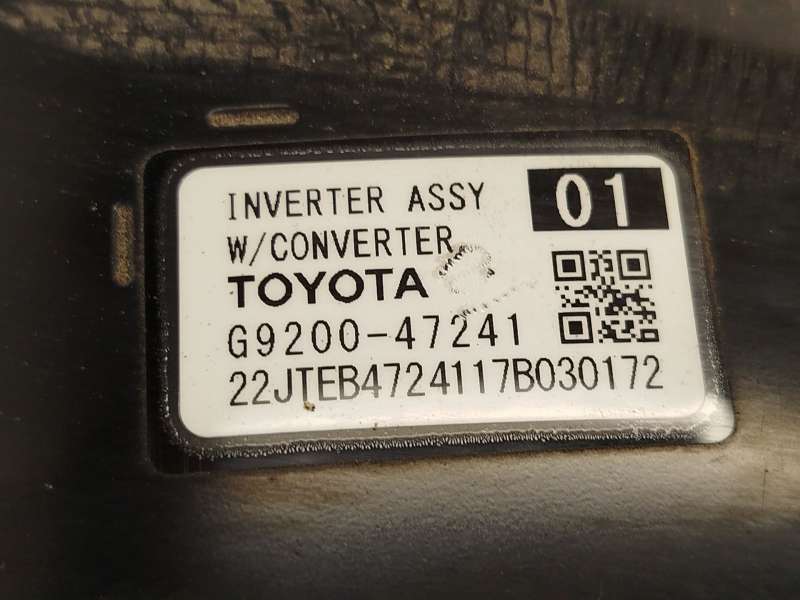 Recambio de convertidor potencia para toyota c-hr (_x1_) 1.8 hybrid (zyx10_, zyx11_) referencia OEM IAM G920047241 G920049115 - Gris 5