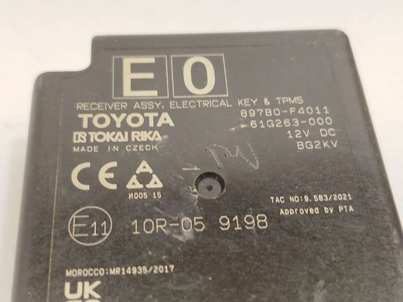 Recambio de modulo electronico para toyota c-hr (_x1_) 1.8 hybrid (zyx10_, zyx11_) referencia OEM IAM 897B0F4011 - Plata 5