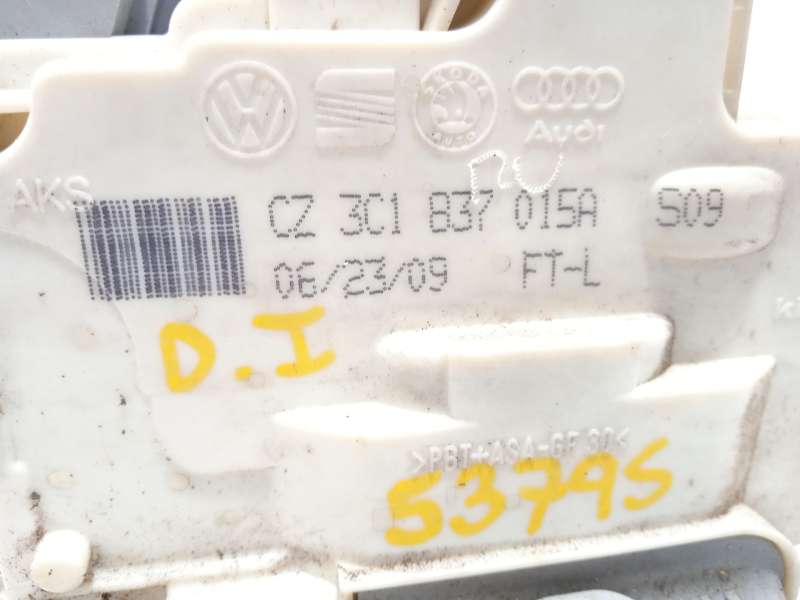 Recambio de cerradura puerta delantera izquierda para volkswagen passat b6 (3c2) 2.0 tdi referencia OEM IAM 3C1837015A - Gris 3