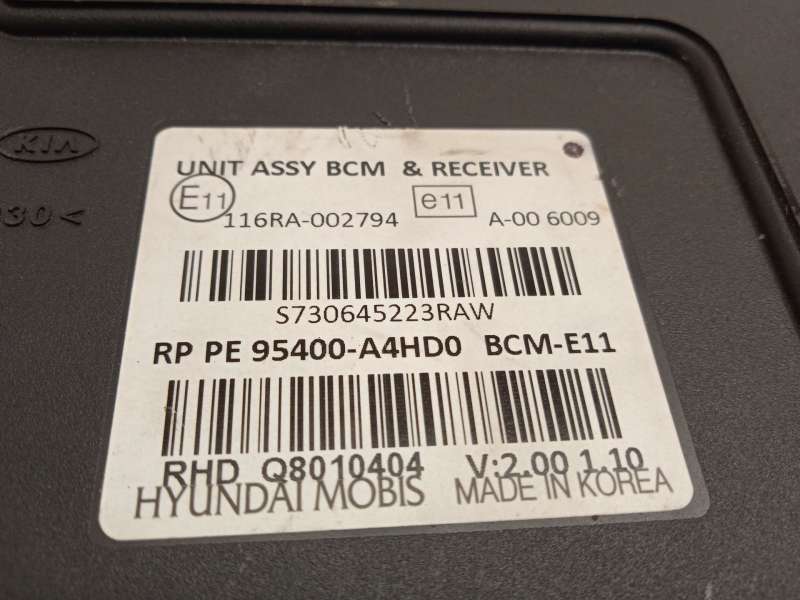 Recambio de modulo electronico para kia carens iv 1.7 crdi referencia OEM IAM 95400A4HD0 - Blanco 4