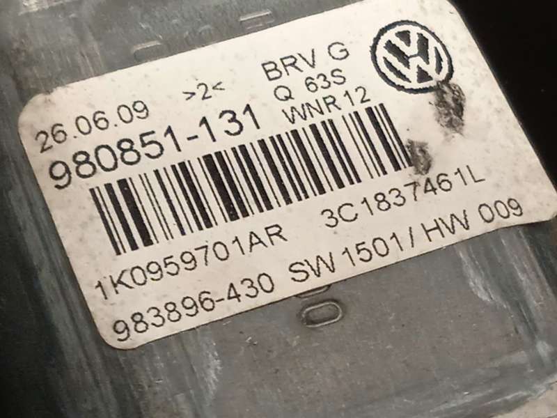 Recambio de elevalunas delantero izquierdo para volkswagen passat b6 (3c2) 2.0 tdi referencia OEM IAM 3C1837461L - Gris 3