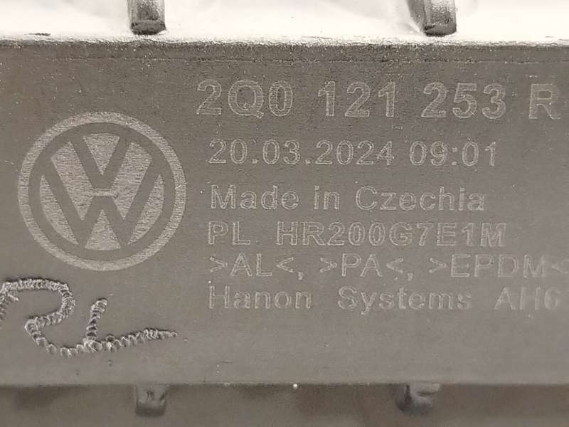 Recambio de radiador agua para volkswagen t-cross (c11, d31) 1.0 tsi referencia OEM IAM 2Q0121253R 4