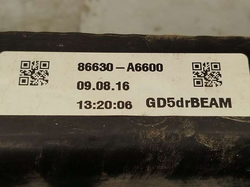Recambio de refuerzo paragolpes trasero para hyundai i30 (gd) 1.4 referencia OEM IAM 86630A6600 - Plata 4