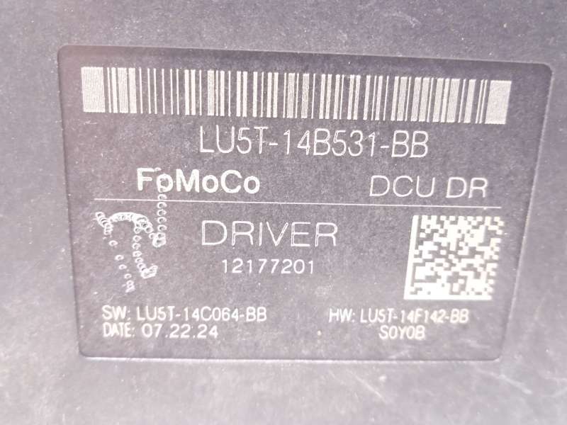 Recambio de modulo confort para ford tourneo courier 1.0 ecoboost referencia OEM IAM LU5T14B531BB 2804112 - Gris 3