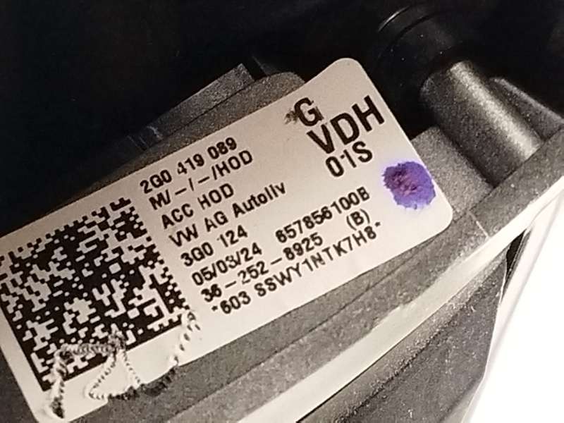 Recambio de volante para volkswagen t-cross (c11, d31) 1.0 tsi referencia OEM IAM 2G0419089GVDH 6