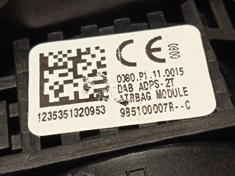 Recambio de airbag delantero izquierdo para renault megane iii berlina 5 p authentique referencia OEM IAM 985100007R - Negro 4