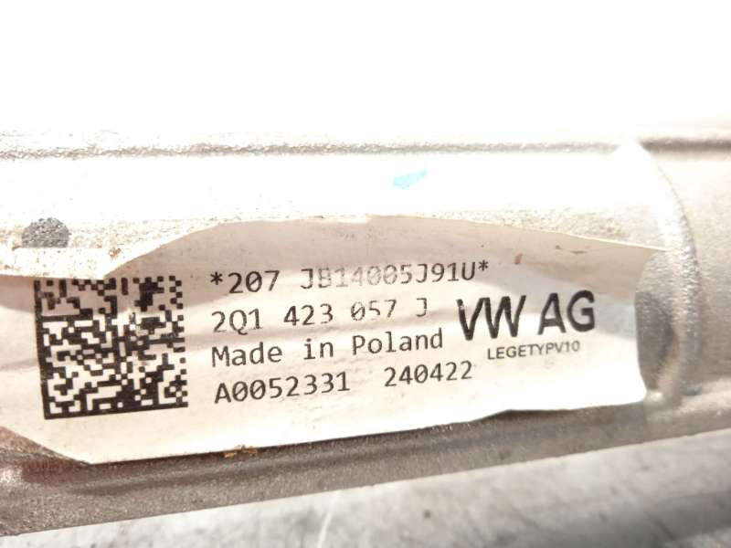 Recambio de cremallera direccion para volkswagen polo 1.0 tsi referencia OEM IAM 2Q1423057J - Azul 3