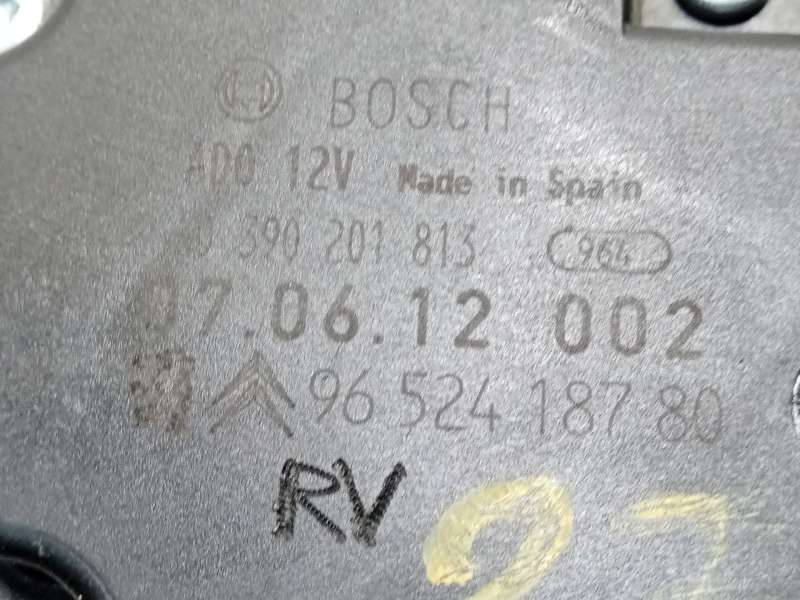 Recambio de motor limpia trasero para peugeot 207/207+ (wa_, wc_) 1.4 16v referencia OEM IAM 9652418780  0390201813 - Blanco 5
