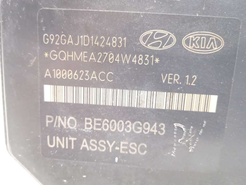 Recambio de abs para kia rio x-tech referencia OEM IAM 589201W570 BE6003G943 MGH60BH6013G943 5