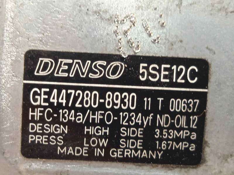 Recambio de compresor aire acondicionado para toyota auris 1.6 d-4d cat referencia OEM IAM 8831002B20  4472808930 - Gris 5