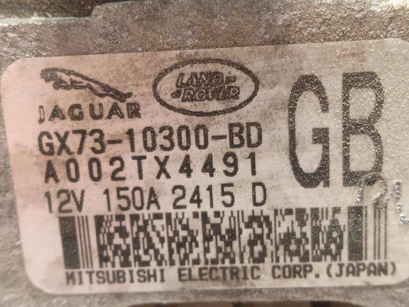 Recambio de alternador para jaguar xe 2.0 diesel cat referencia OEM IAM GX7310300BD T2H3650 A002TX4491GB - Rojo 4