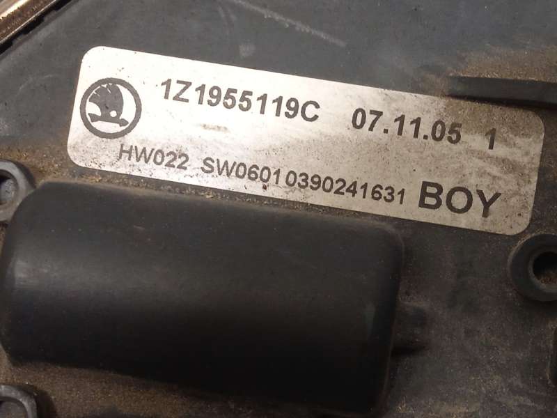 Recambio de motor limpia delantero para skoda octavia berlina (1z3) rs referencia OEM IAM 1Z1955023E 3397020950 - Negro 4