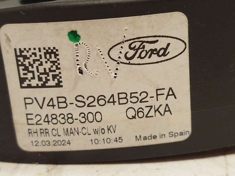 Recambio de maneta exterior trasera derecha para ford kuga iii (dfk) 2.5 fhev referencia OEM IAM PV4BS264B52FA 2776343 - Verde 4