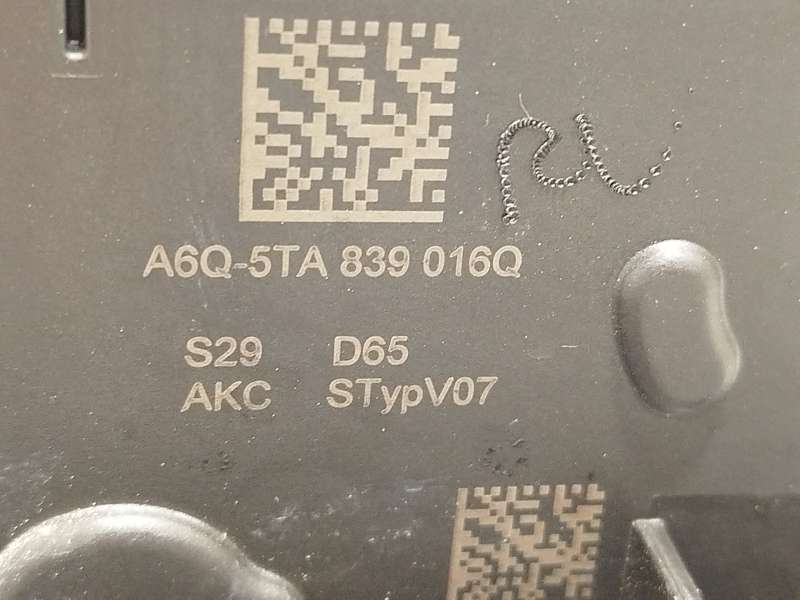 Recambio de cerradura puerta trasera derecha para audi a1 sportback (gba) 30 tfsi referencia OEM IAM 5TA839016Q - Gris 3
