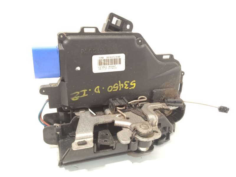 Recambio de cerradura puerta delantera izquierda para skoda octavia berlina (1z3) rs referencia OEM IAM 3D1837015AB - Negro 2