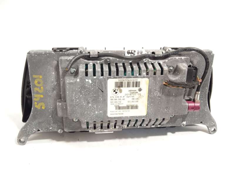 Recambio de pantalla multifuncion para bmw x6 (e71, e72) xdrive 35 d referencia OEM IAM 65509223682 - Negro 5