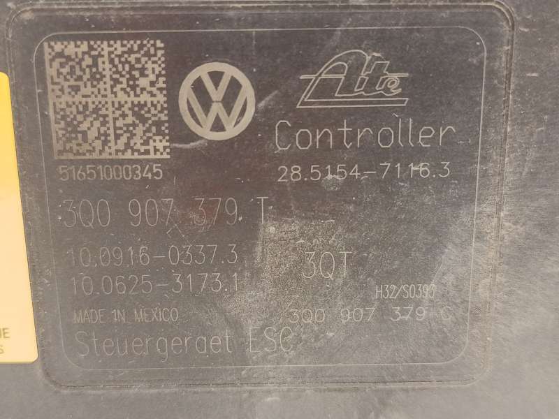 Recambio de abs para skoda octavia iii (5e3, nl3, nr3) 1.6 tdi referencia OEM IAM 3Q0614517T 3Q0907379T 10022006704 - Negro 7