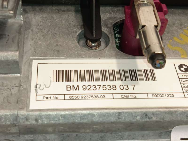 Recambio de pantalla multifuncion para bmw 1 (f20) 116 d referencia OEM IAM 65509237538 9237538 - Rojo 5