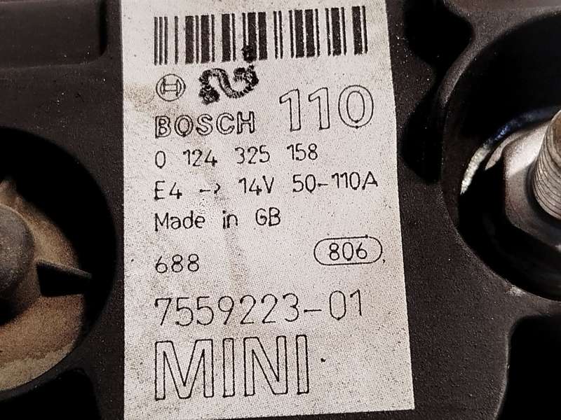 Recambio de alternador para mini mini (r50, r53) one referencia OEM IAM 7559223 12317559223 0124325158 - Plata 4