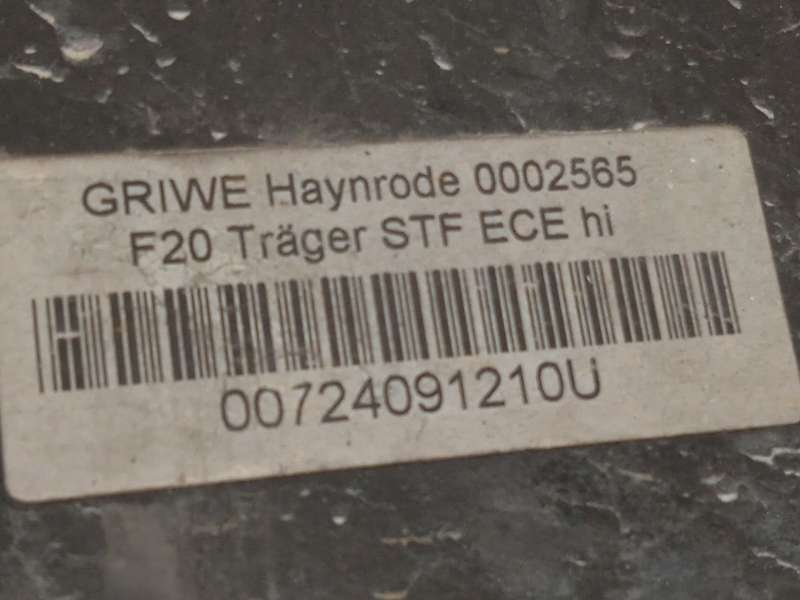Recambio de refuerzo paragolpes trasero para bmw 1 (f20) 116 d referencia OEM IAM 51127240912 - Rojo 4