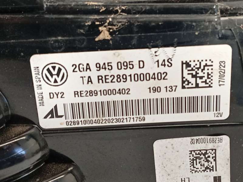 Recambio de piloto trasero izquierdo para volkswagen t-roc (a11, d11) 1.5 tsi referencia OEM IAM 2GA945095D 5