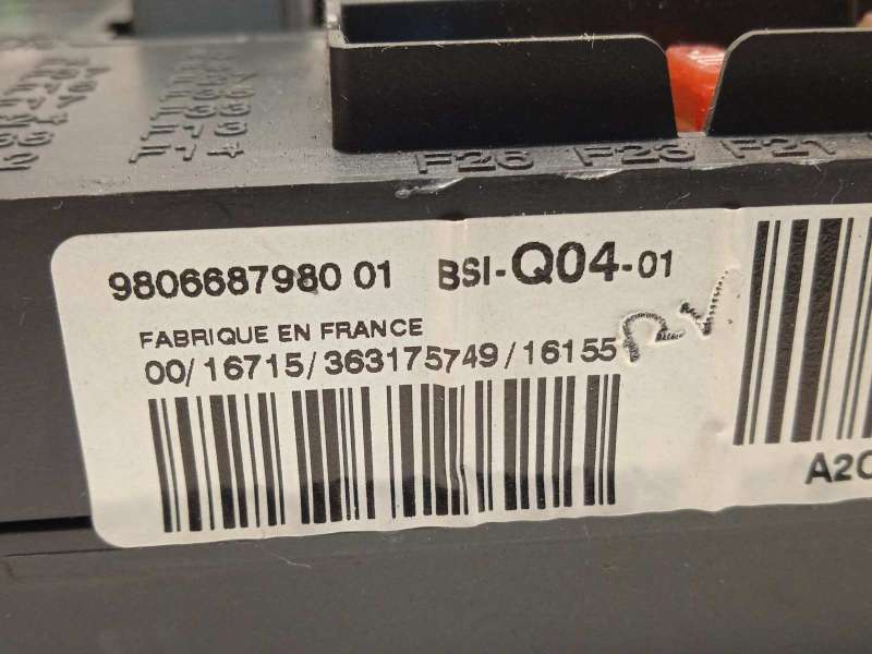 Recambio de caja reles / fusibles para citroën c4 lim. live edition referencia OEM IAM 9806687980  A2C38848700 - Negro 4
