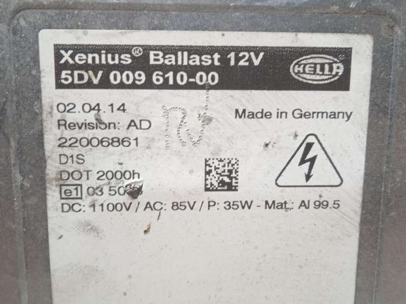 Recambio de centralita faros xenon para nissan qashqai i (j10, nj10) 2.0 dci referencia OEM IAM 5DV00961000 - Negro 3