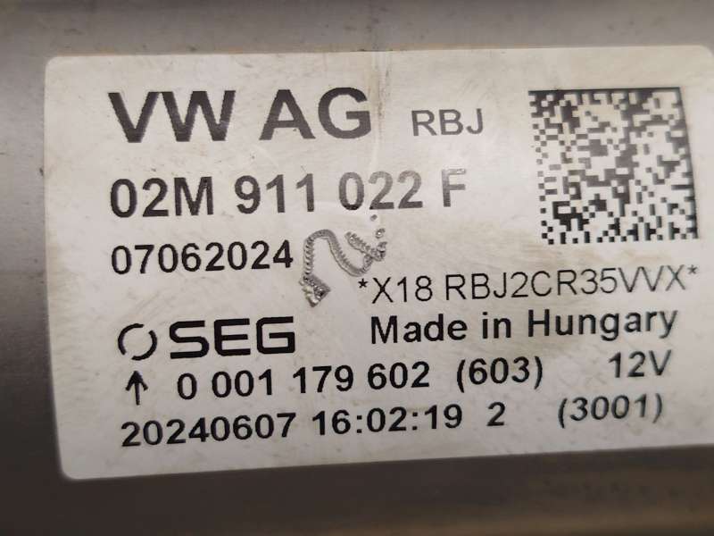 Recambio de motor arranque para audi a1 sportback (gba) 30 tfsi referencia OEM IAM 02M911022F  0001179602 - Gris 5