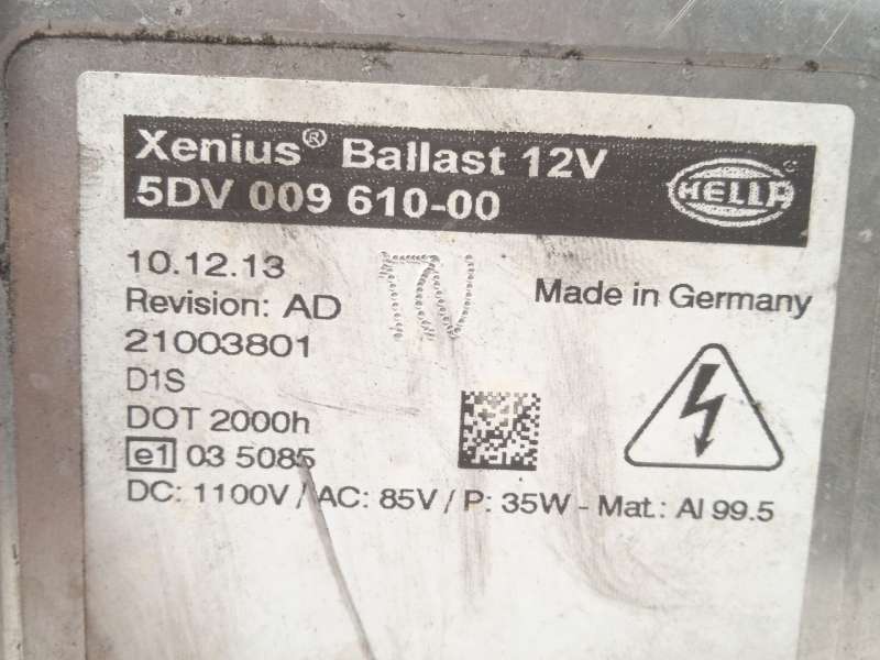 Recambio de centralita faros xenon para nissan qashqai i (j10, nj10) 2.0 dci referencia OEM IAM 5DV00961000 - Negro 3