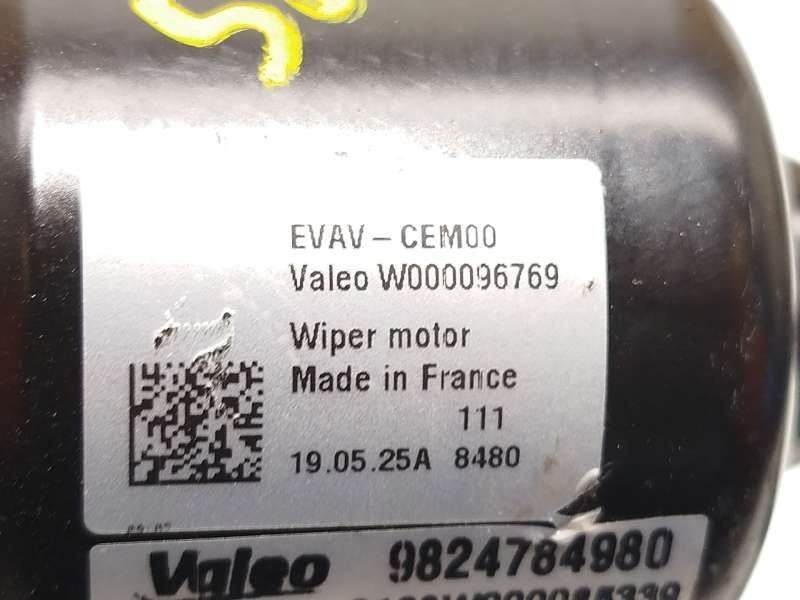 Recambio de motor limpia delantero para citroën c4 iii (ba_, bb_, bc_) e-c4 (bczkxc) referencia OEM IAM 9824784980  W000085339 - Blanco 5