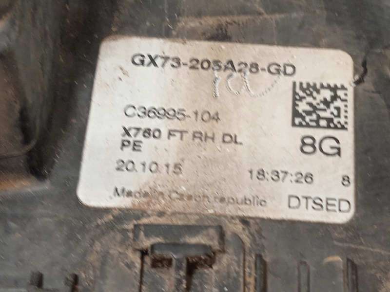 Recambio de cerradura puerta delantera derecha para jaguar xe 2.0 diesel cat referencia OEM IAM GX73203A28GD - Rojo 3