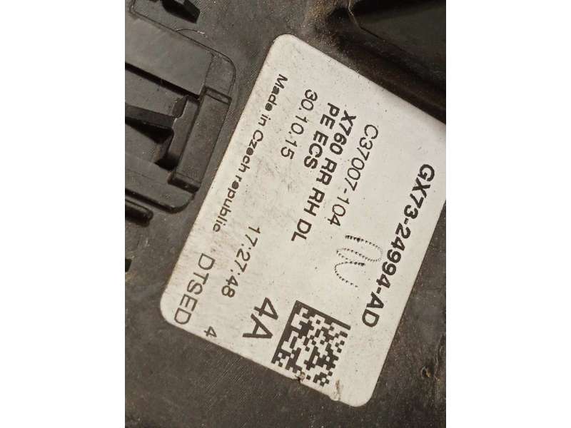 Recambio de cerradura puerta trasera derecha para jaguar xe 2.0 diesel cat referencia OEM IAM GX7324994AD - Rojo 4