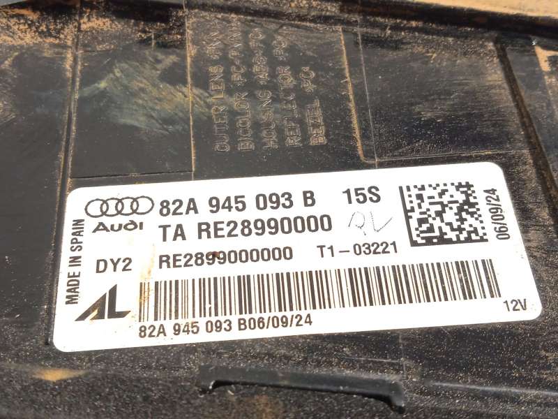 Recambio de piloto trasero izquierdo interior para audi a1 sportback (gba) 30 tfsi referencia OEM IAM 82A945093B - Gris 5