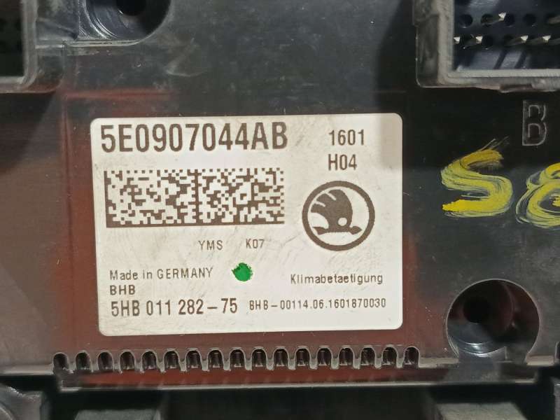Recambio de mando climatizador para skoda octavia iii (5e3, nl3, nr3) 1.6 tdi referencia OEM IAM 5E0907044ABYMS  5HB011282 - Negro 6