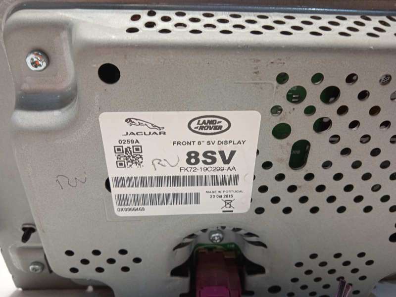 Recambio de pantalla multifuncion para jaguar xe 2.0 diesel cat referencia OEM IAM FK7219C299AA  T2R17628 - Rojo 6
