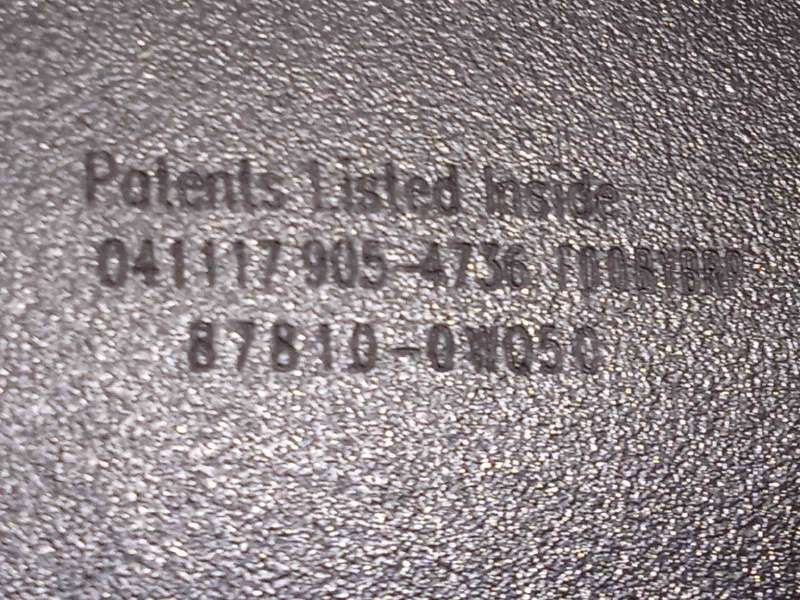 Recambio de espejo interior para toyota auris 1.6 d-4d cat referencia OEM IAM 878100WQ50 - Gris 4