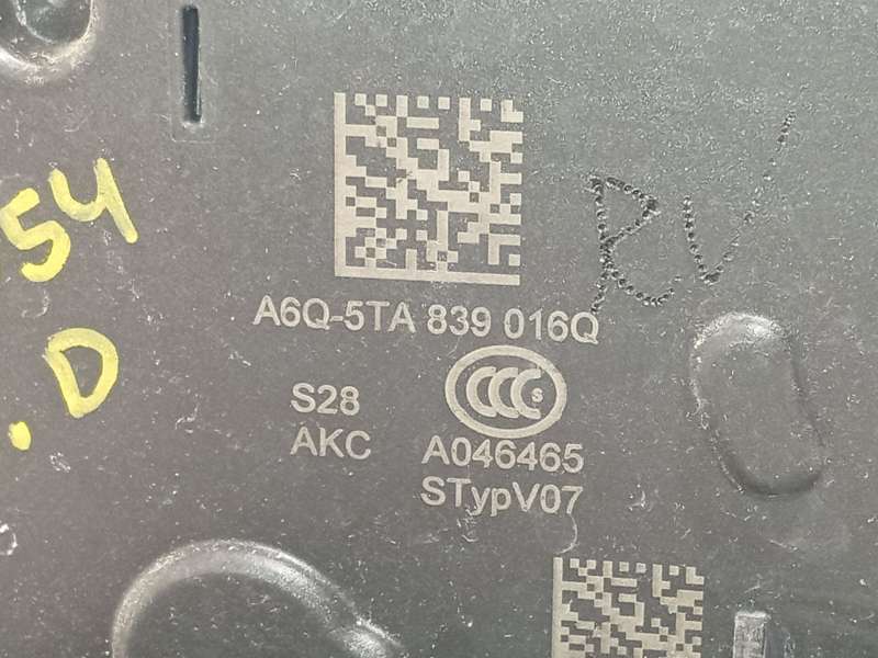 Recambio de cerradura puerta trasera derecha para volkswagen golf viii variant (cg5, db5) 1.0 tsi referencia OEM IAM 5TA839016Q 4
