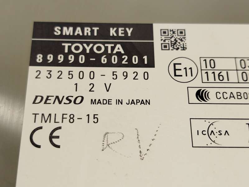 Recambio de modulo electronico para toyota land cruiser prado (_j15_) 3.0 d-4d (kdj155_, kdj150_) referencia OEM IAM 8999060201 - Blanco 4