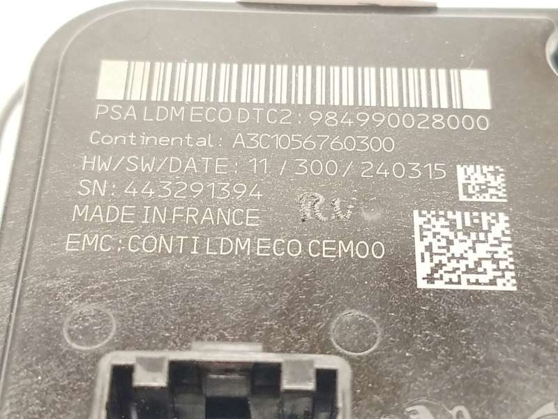 Recambio de centralita led izquierda para peugeot 308 iii (fb_, fh_, fp_, f3_, fm_) puretech 110 (fphnpl) referencia OEM IAM 984 4