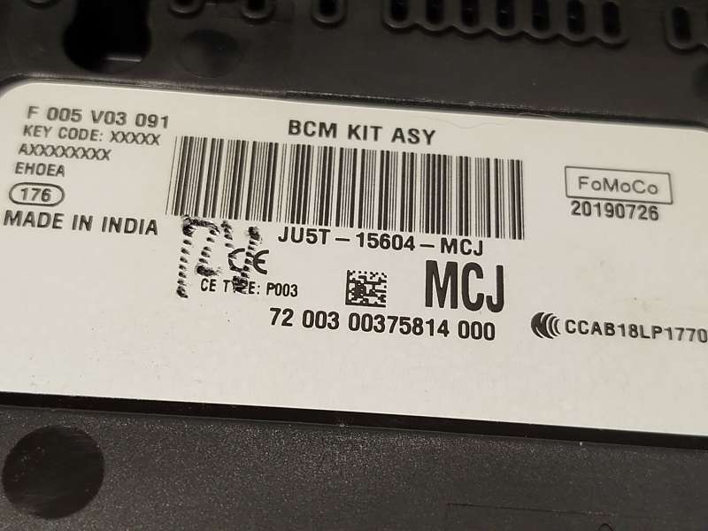 Recambio de caja reles / fusibles para ford ka+ iii (uk, fk) 1.2 ti-vct referencia OEM IAM JU5T15604MCJ 2424200 F005V03091 - Marron 4