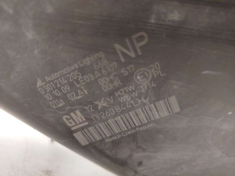 Recambio de faro izquierdo para opel zafira / zafira family b (a05) 1.7 cdti (m75) referencia OEM IAM 13260844 93192443 03012142 - Negro 3