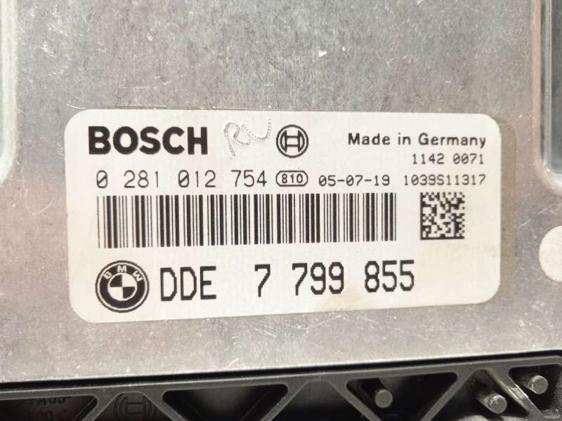 Recambio de centralita motor uce para bmw 3 (e90) 320 d referencia OEM IAM 7799855  0281012754 - Plata 4