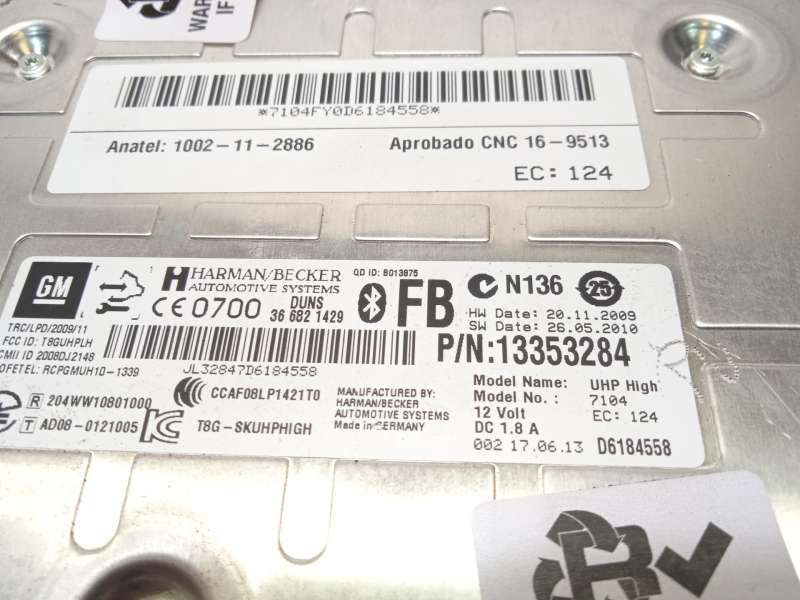 Recambio de modulo electronico para opel insignia berlina selective referencia OEM IAM 13353284 - Gris 4